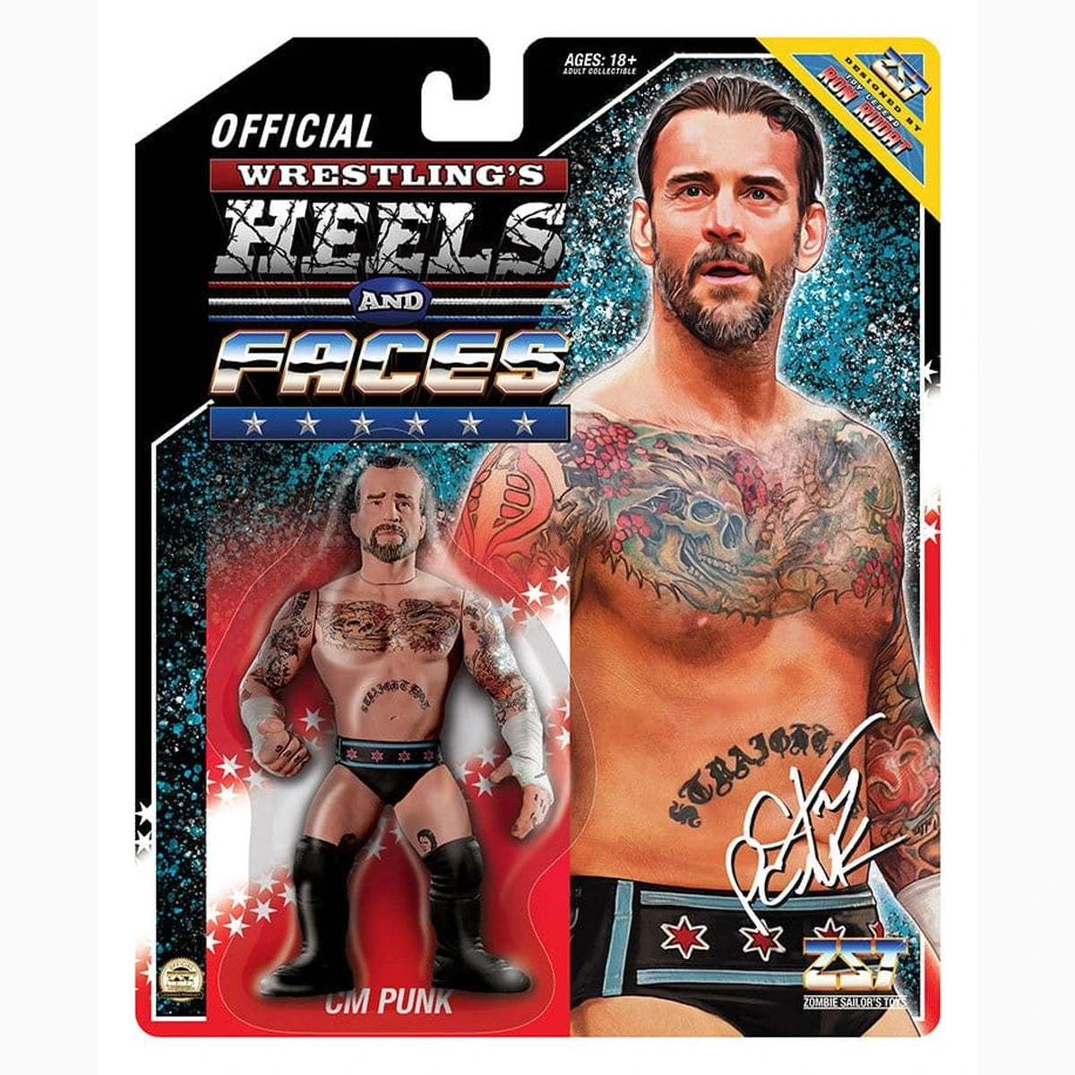 Zombie Sailor's Toys figurine CM PUNK Heels and Faces 11 cm - Image 3