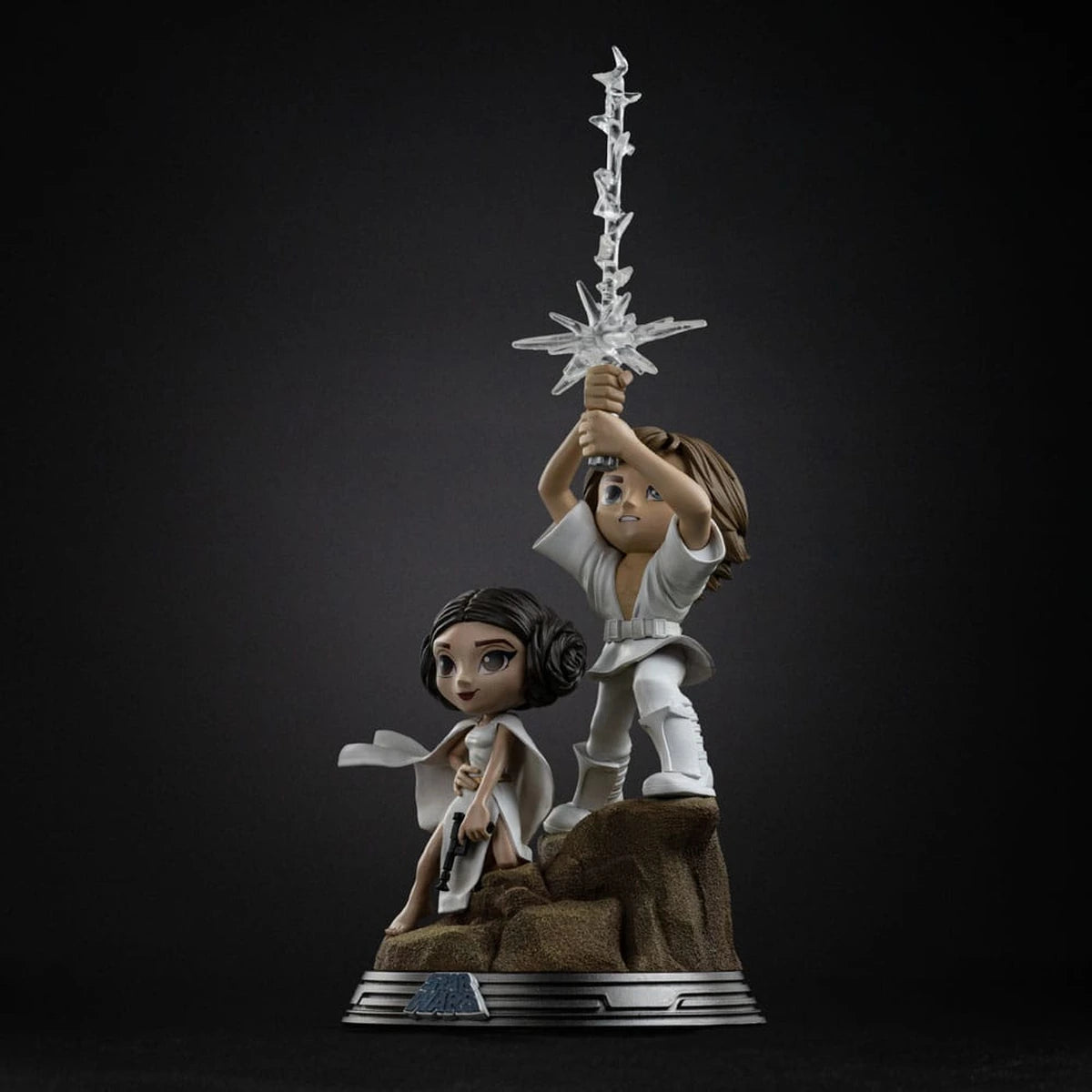 Star Wars figurine Mini Co. PVC Luke & Leia 30 cm - Image 5