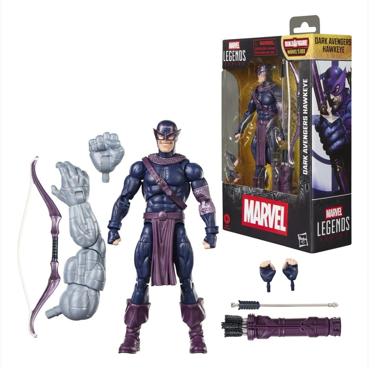 Marvel Legends figurine Dark Avengers Hawkeye (BAF: Marvel's Box) 15 cm - Image 4