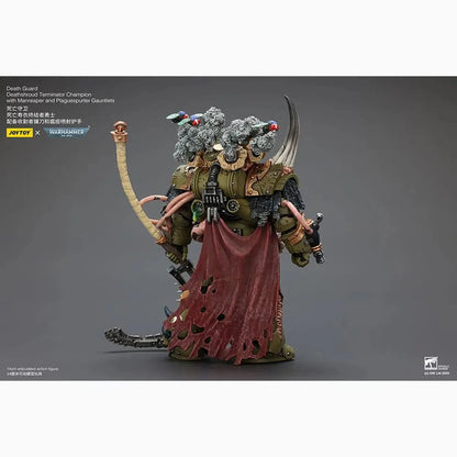 Warhammer 40k figurine 1/18 Death Guard Deathshroud Terminator Champion with Manreaper and Plaguespurter Gauntlets 14 cm - Image 6