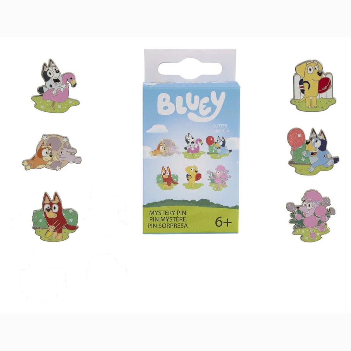 BBC by Loungefly présentoir pin's émaillés Bluey Characters Blind (12) - Image 1