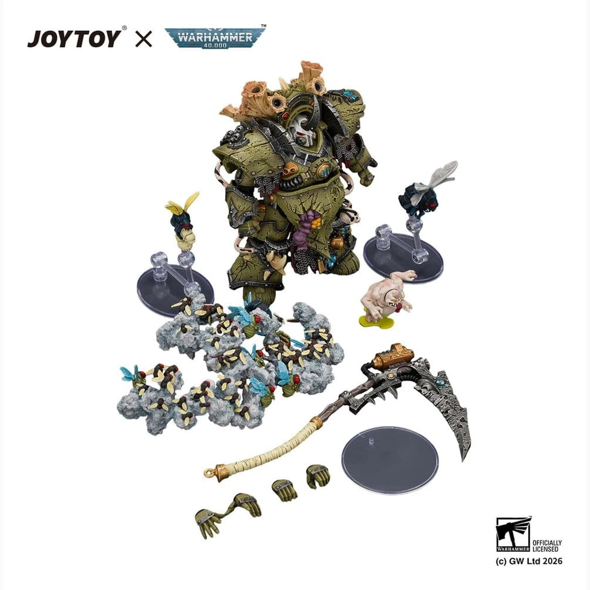 Warhammer figurine Death Guard Typhus Herald of the Plague God 15 cm - Image 5