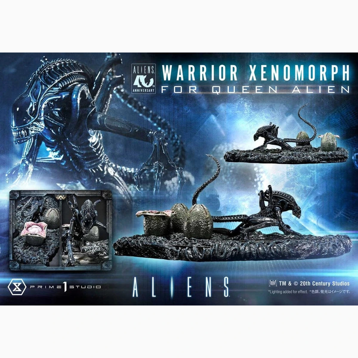 Aliens (Film) Ultimate Diorama Masterline Statue Warrior Xenomorph for Queen Alien 23 cm - Image 6