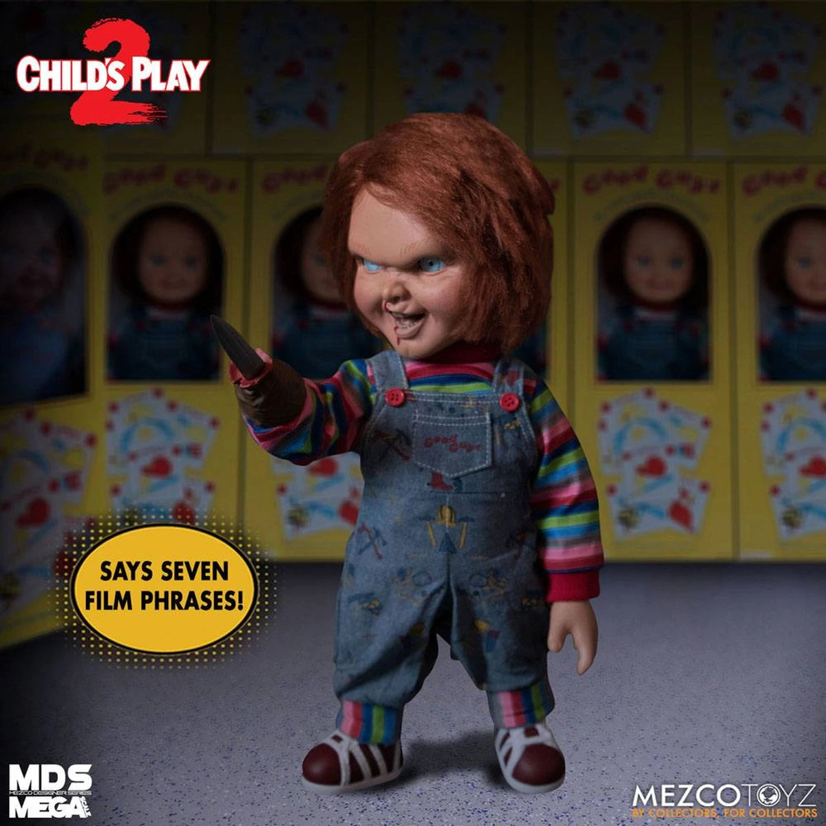 Chucky, la poupée de sang poupée parlante Designer Series Menacing Chucky 38 cm - Image 6