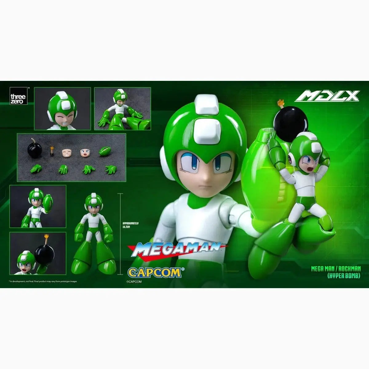 Mega Man figurine MDLX Mega Man / Rockman (Hyper Bomb) 10 cm - Image 4