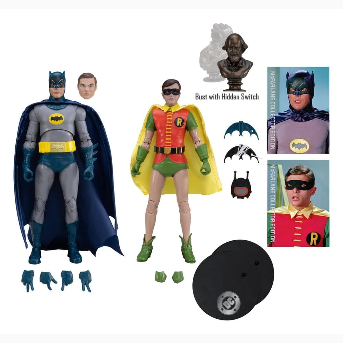 Batman Classic TV Series DC Multiverse McFarlane Collector Edition pack 2 figurines Batman et Robin 18 cm - Image 4