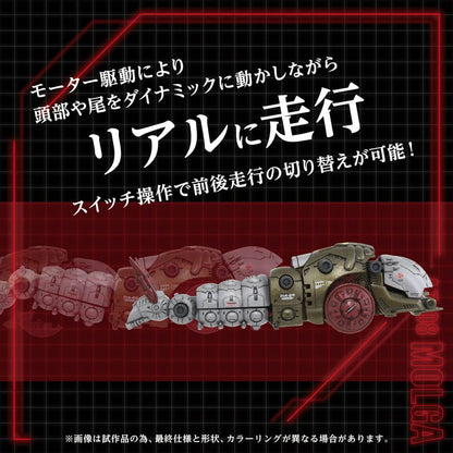 Zoids figurine 1/72 Plastic Model Kit AZ-08 Molga 14 cm - Image 4