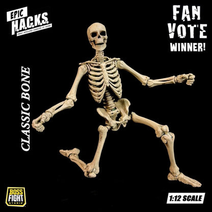 Epic H.A.C.K.S. figurine 1/12 Skeleton Blank Classic Bone - Image 4