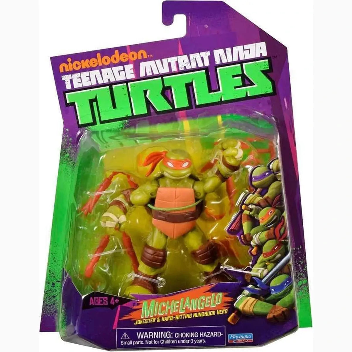 Teenage Mutant Ninja Turtles World of TMNT figurine Michelangelo 11 cm - Image 3