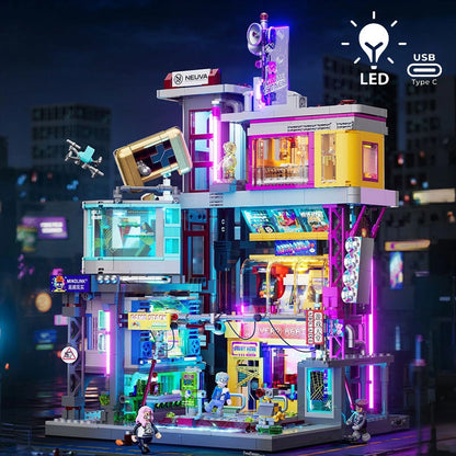 Lumibricks Cyberpunk Neoncity 17005 Game Stack - Image 1