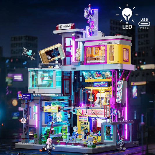 Lumibricks Cyberpunk Neoncity 17005 Game Stack - Image 1