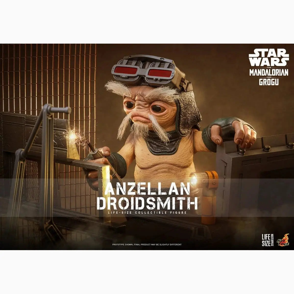 Star Wars: The Mandalorian & Grogu figurine taille réelle Anzellan Droidsmith 27 cm - Image 3