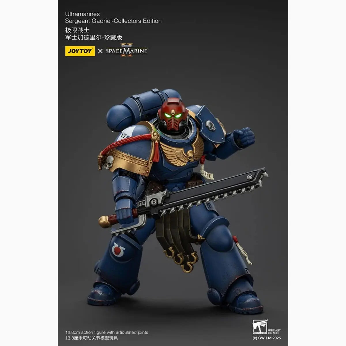 Warhammer 40,000: Space Marine 2 figurine Ultramarines Sergeant Gadriel Collectors Edition 13 cm - Image 7