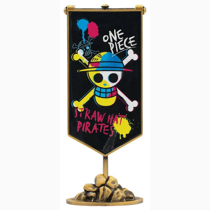 One Piece réplique Bannière en métal de l'équipage du Chapeau de paille 11 x 6 cm - Image 1