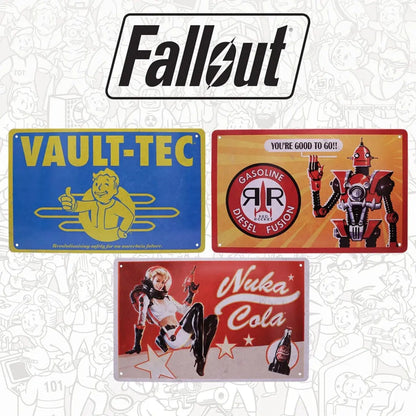 Fallout Set de 3 panneau métal Brands - Image 4