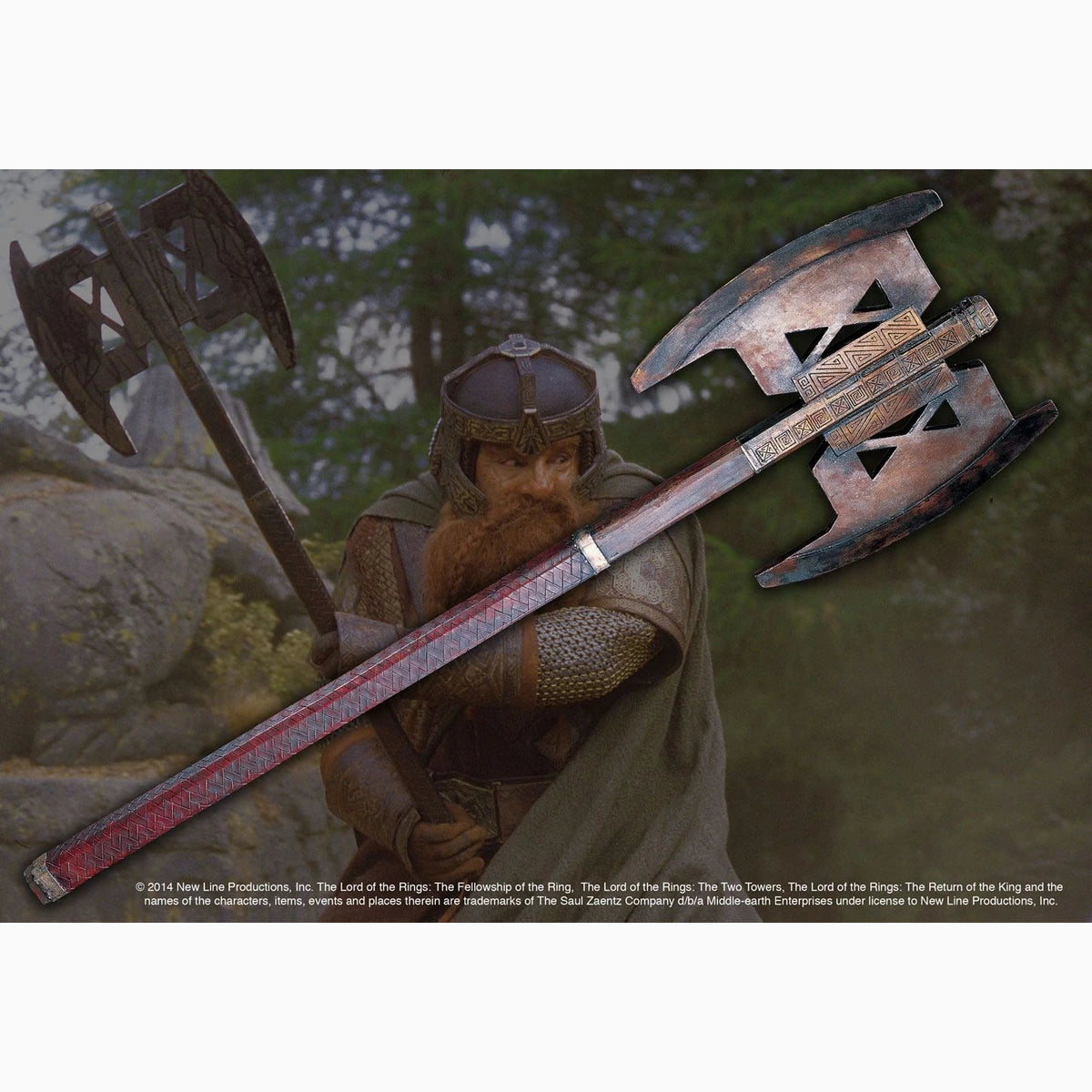 Le Seigneur des Anneaux réplique 1/1 hache de Gimli - Image 1