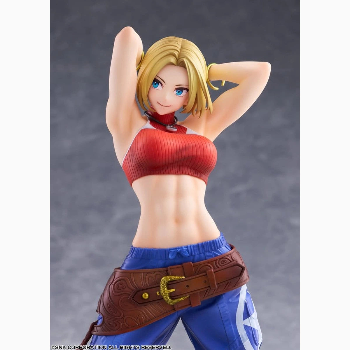 Fighting Girls Collection The King of Fighters XV figurine PVC 1/7 Blue Mary AmiAmi Limited Edition 26 cm - Image 2