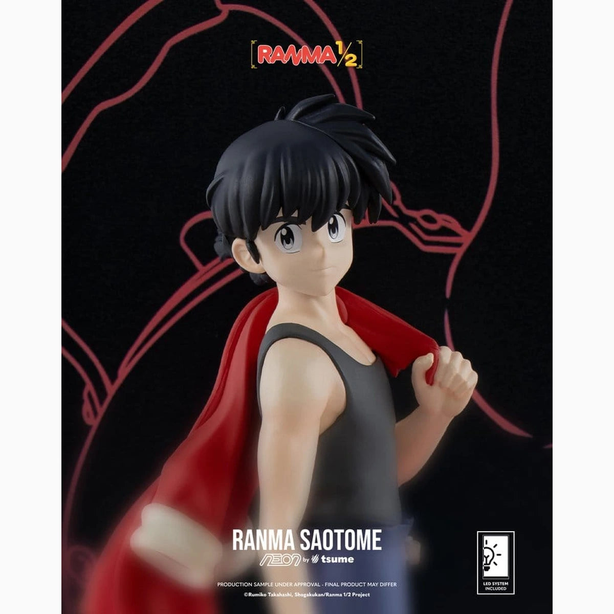 Ranma figurine 1/9 Neon Ranma Saotome Boy 20 cm - Image 2