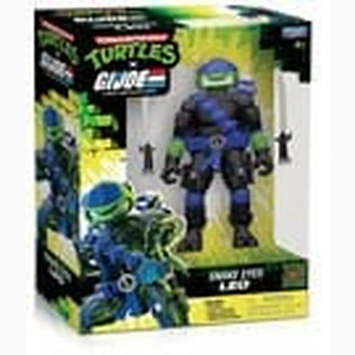 Tortues Ninja x G.I. Joe Crossover Classics figurine Leonardo x Snake Eyes 12 cm - Image ajoutée 3