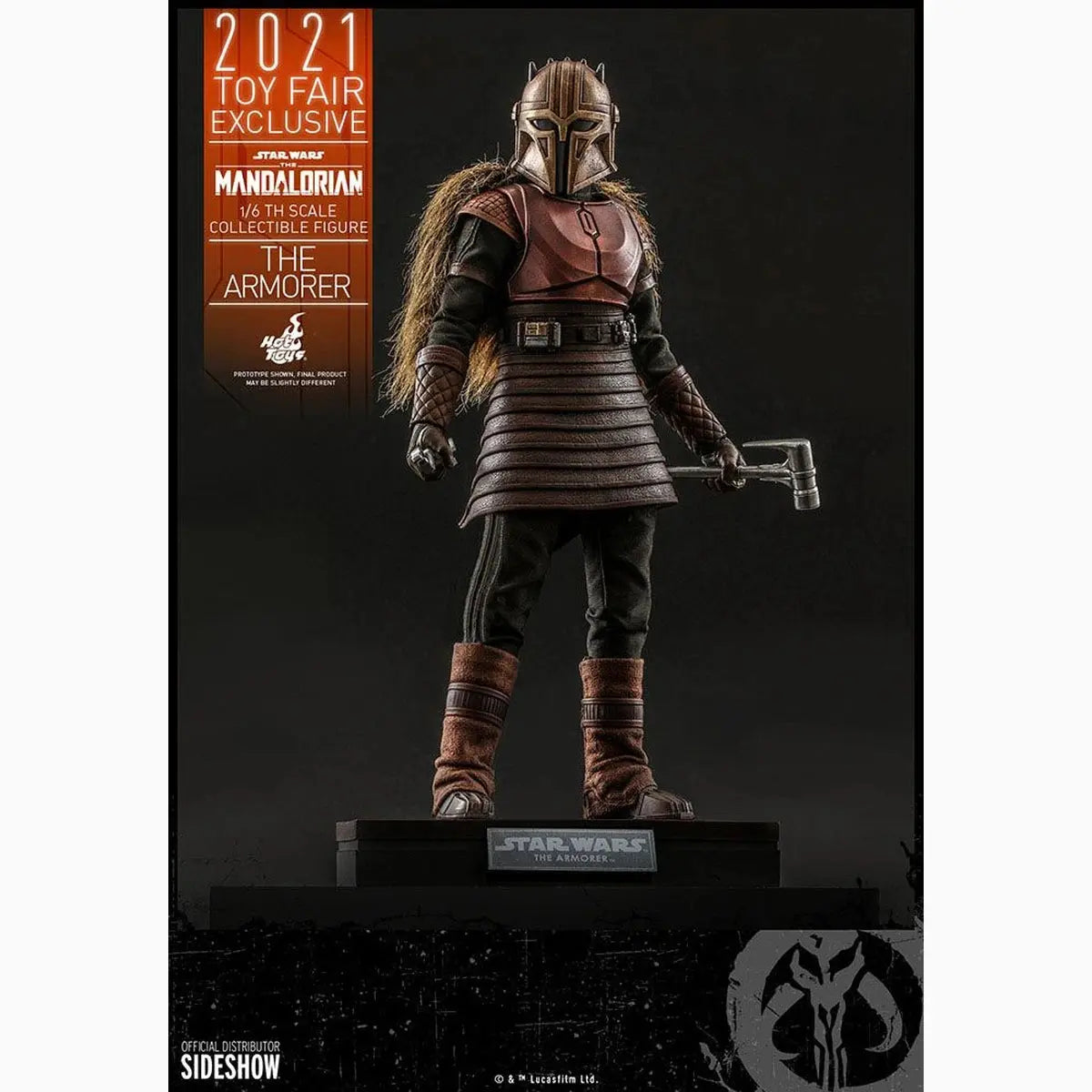 Star Wars The Mandalorian figurine 1/6 The Armorer 2021 Toy Fair Exclusive 29 cm - Image 4