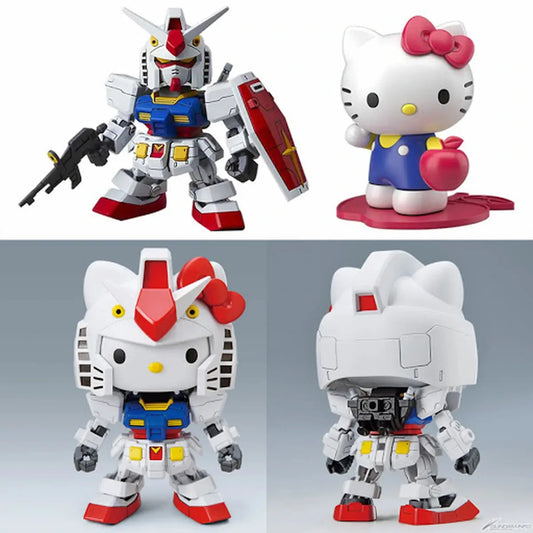 Gundam Gunpla SD EX STD Hello Kitty/RX-78-2 Gundam - Image 1