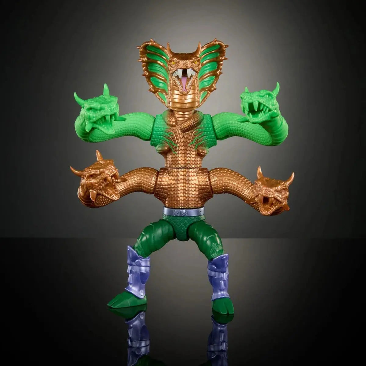 MOTU x TMNT: Turtles of Grayskull figurine Deluxe King Hiss 14 cm - Image 4