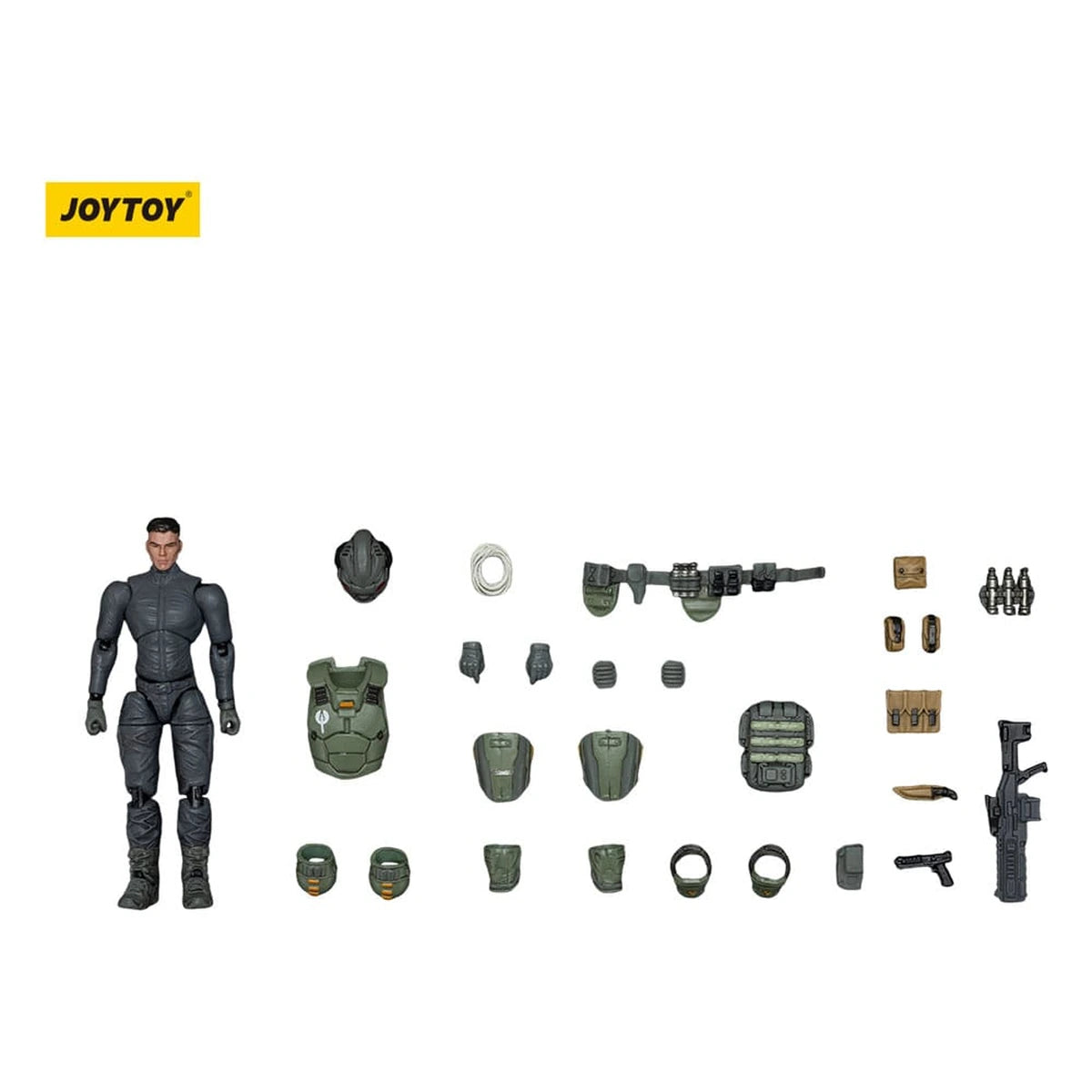 APOC Series Dark Source figurine Bedrock Standard Combat Mecha Pilot 8 cm - Image 5