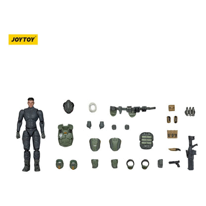 APOC Series Dark Source figurine Bedrock Standard Combat Mecha Pilot 8 cm - Image 5