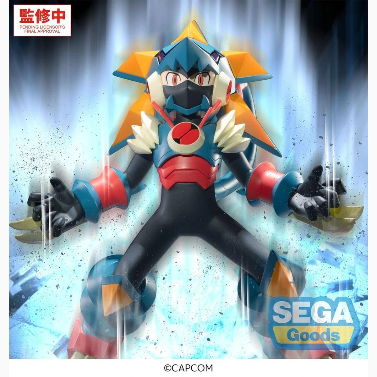 Mega Man Battle Network figurine PVC Luminasta Mega Man Gregar Beast 17 cm - Image 6