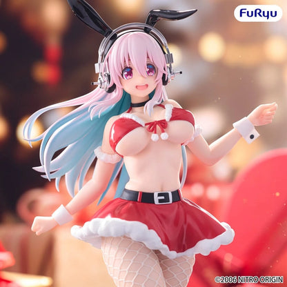 Super Sonico figurine PVC BiCute Bunnies Santa Ver. 30 cm - Image 6