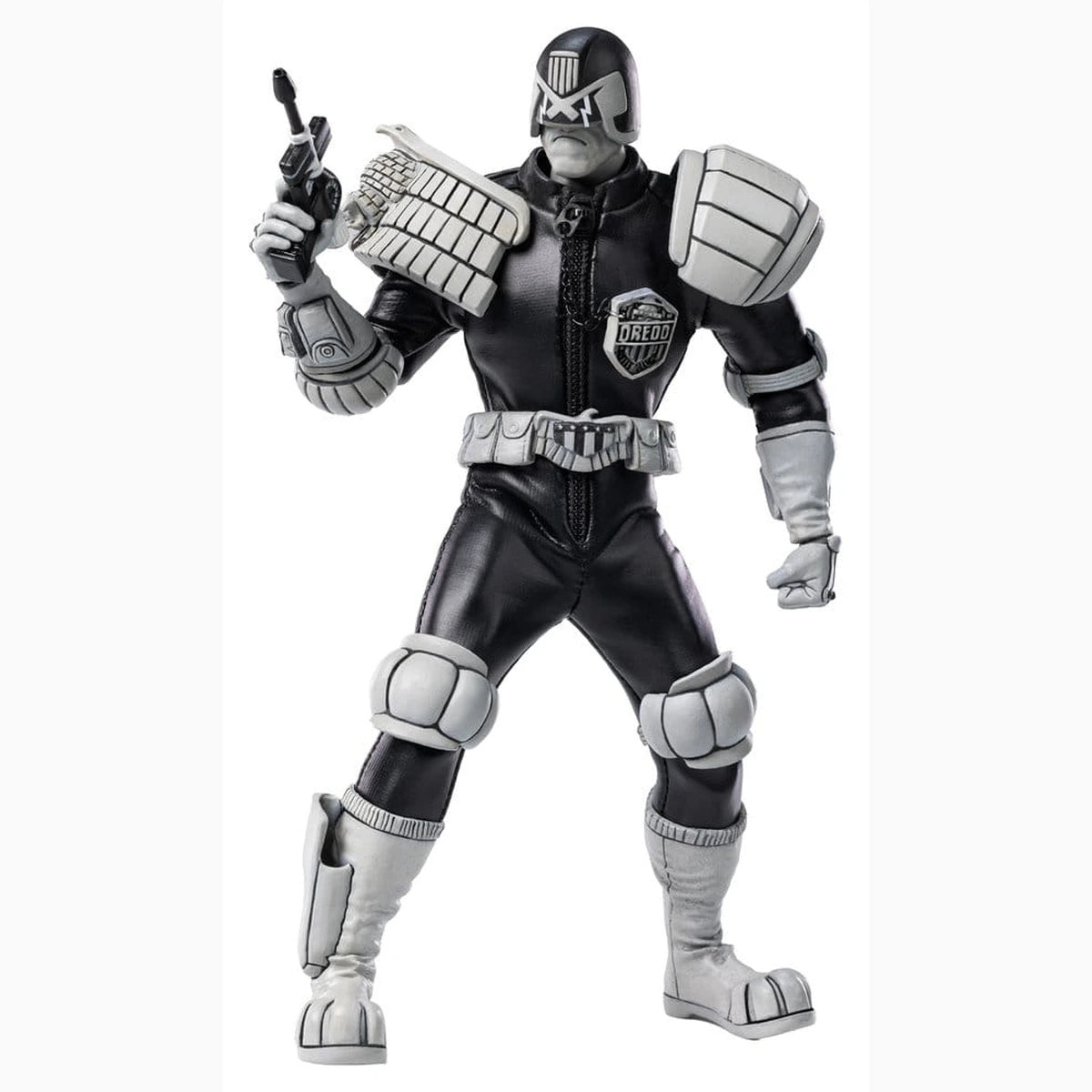 Judge Dredd Exquisite Super figurine 1/12 Judge Dredd Black & White Ver. 15 cm - Image 1