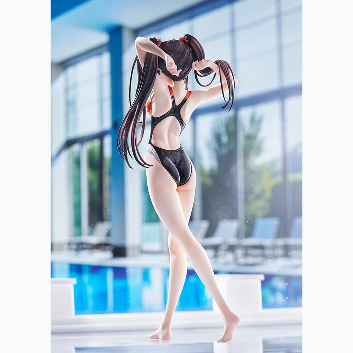 Date A Live Swimsuit Silhouette figurine PVC 1/7 Kurumi Tokisaki Swimwear Ver. 24 cm - Image 5