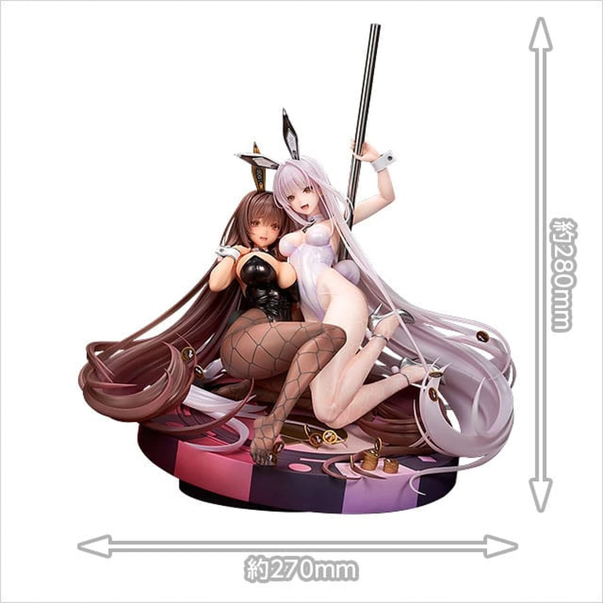 Goddess of Victory: Nikke statuette 1/7 Noir & Blanc Bunny X 777 Ver. 28 cm - Image 4