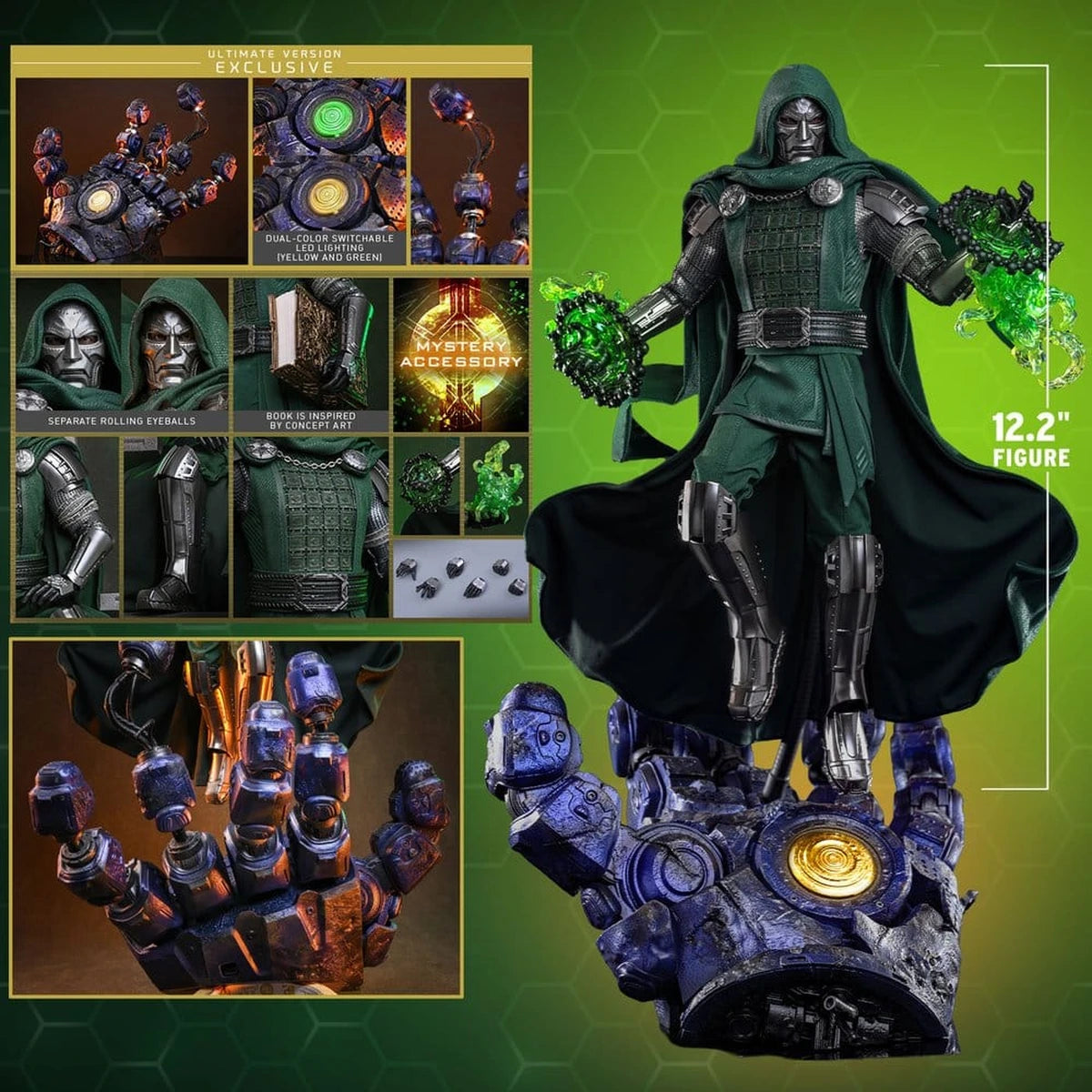 Avengers: Doomsday Movie Masterpiece figurine 1/6 Doctor Doom (Ultimate Version) 31 cm - Image 4