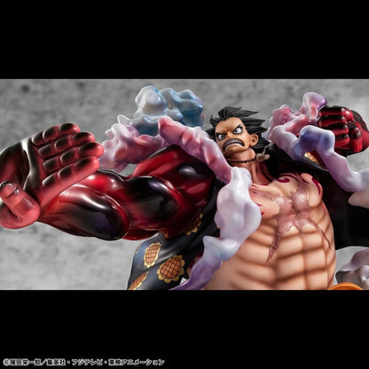 One Piece figurine PVC Portrait.Of.Pirates SA-Maximum Monkey D. Luffy Gear 4 Bounce-Man 10th Limited Ver. 30 cm - Image 4