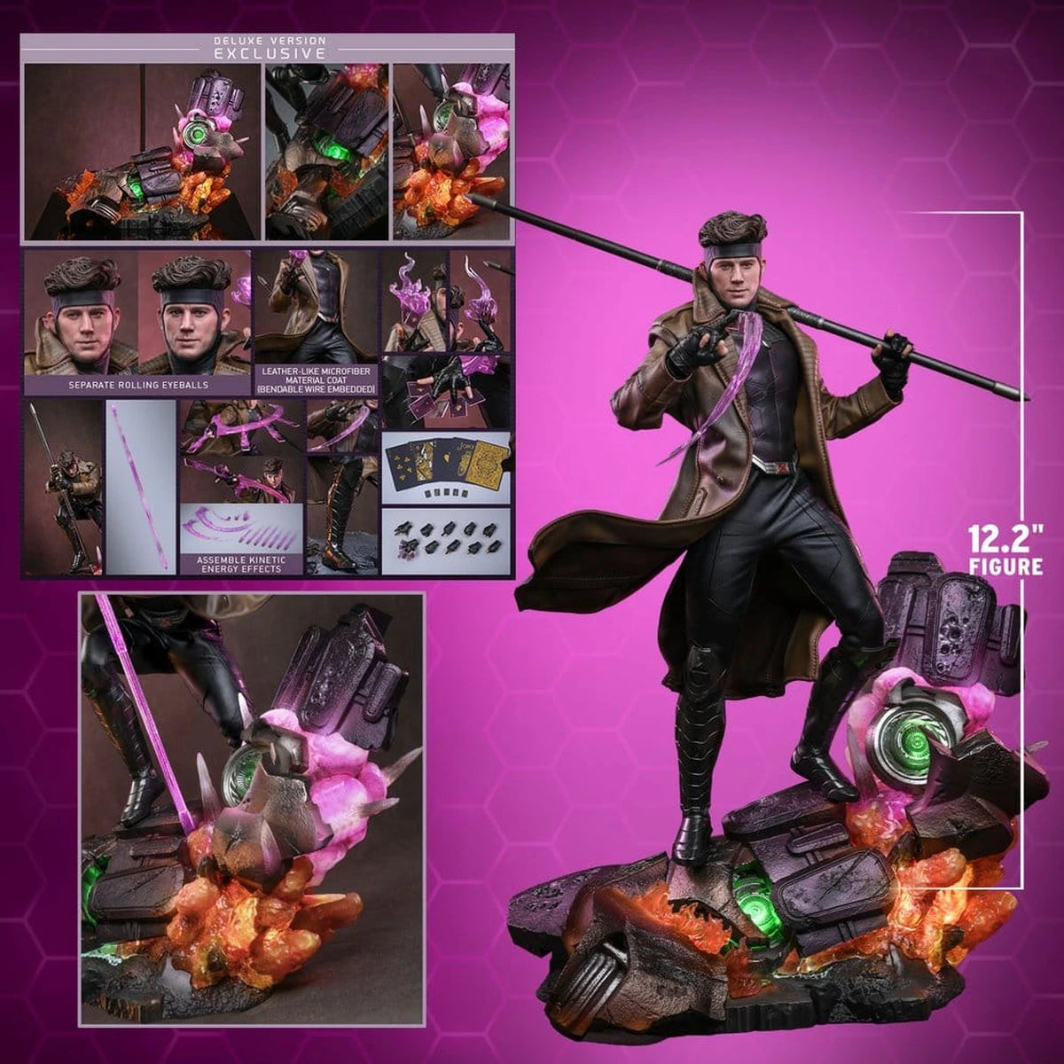 Avengers: Doomsday Movie Masterpiece figurine 1/6 Gambit (Deluxe Version) 31 cm - Image 4