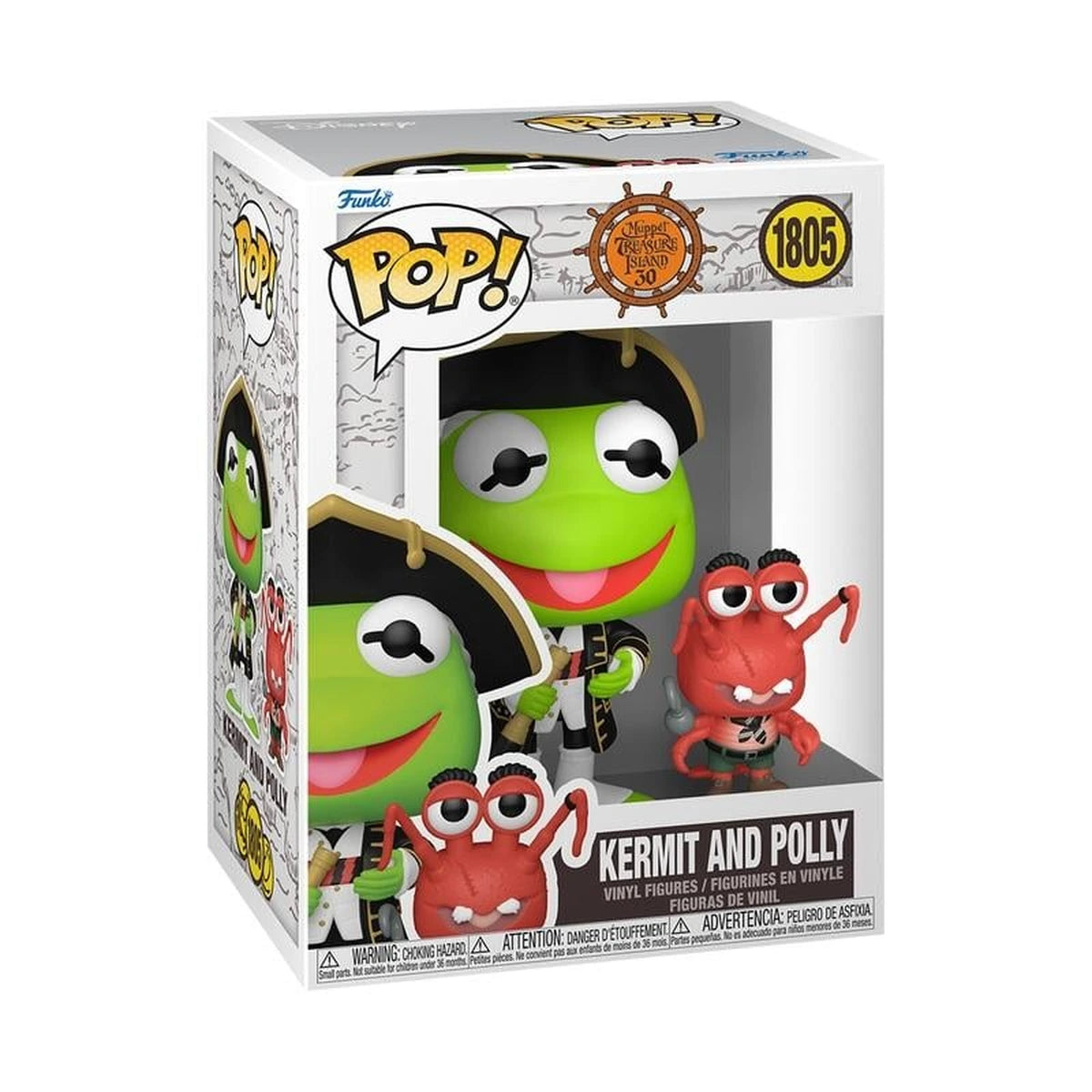 Muppets Pop Treasure Island Kermit & Polly - Image 1