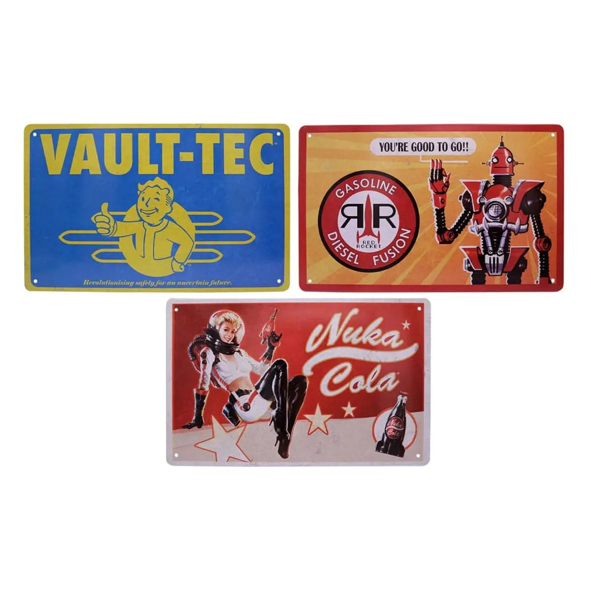 Fallout Set de 3 panneau métal Brands - Image 3