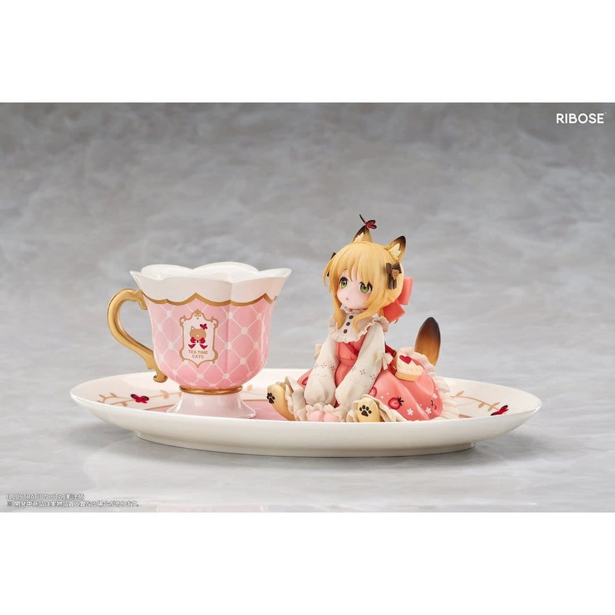 Original Character figurine PVC DLC Series Tea Time Cats Orange Cat 10 cm - Image 6