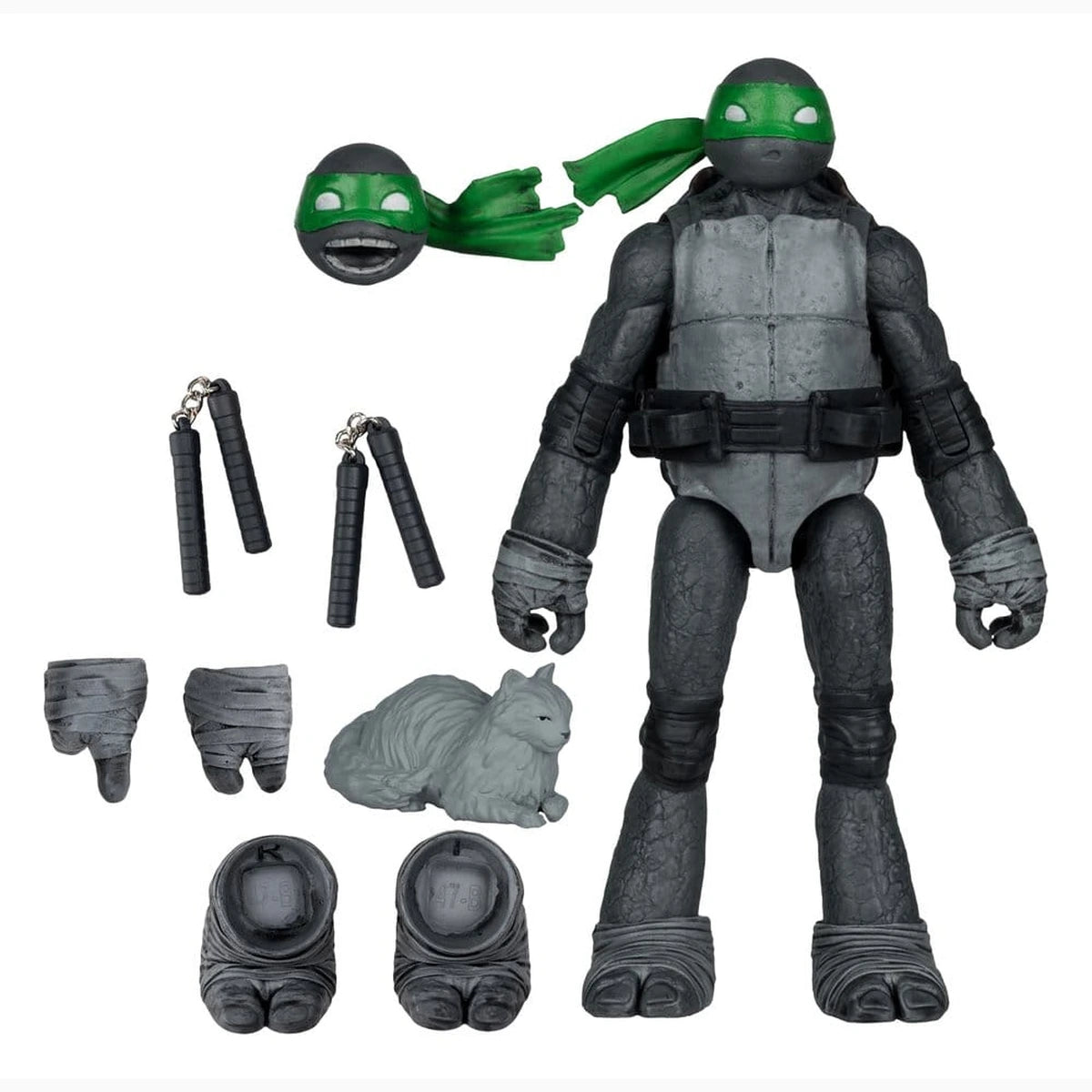 Tortues Ninja Page Punchers figurine Michelangelo (Black White & Green) (Red Platinum Edition) 13 cm - Image 4