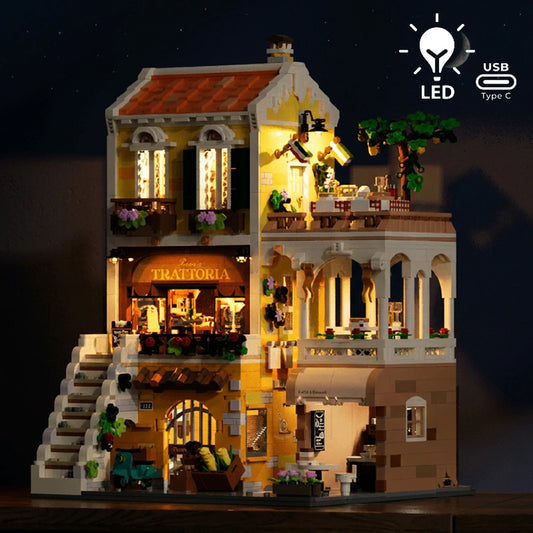 Lumibricks Town Life 15010 Italian Homestyle Restaurant - Image 1
