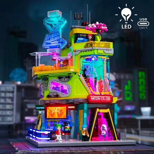Lumibricks Cyberpunk Neoncity 17020 Neon Club - Image 1