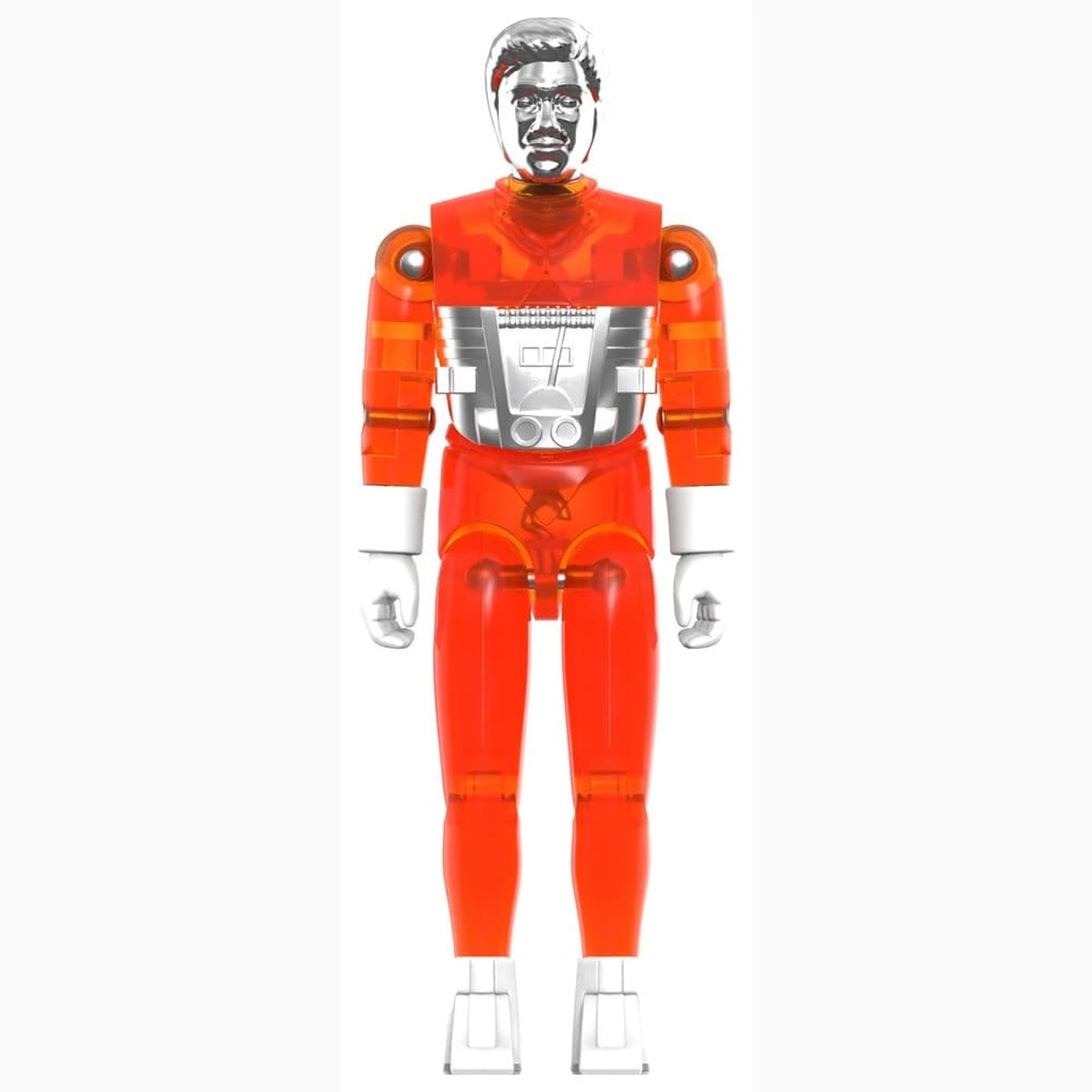Micronauts ReAction+ figurine Wave 04 Time Traveler (Translucent Orange) - Image 3