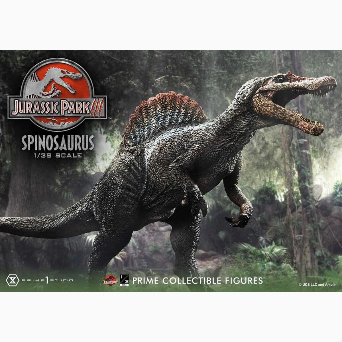 Jurassic Park III (Film) Prime Collectible Figures statue 1/38 Spinosaurus 24 cm - Image 3