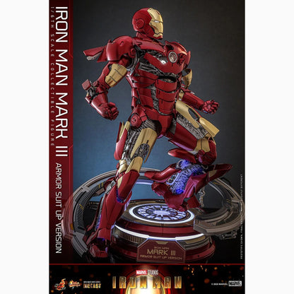 Iron Man figurine Movie Masterpiece Diecast 1/6 Iron Man Mark III (Armor Suit Up Version) 32 cm - Image 7