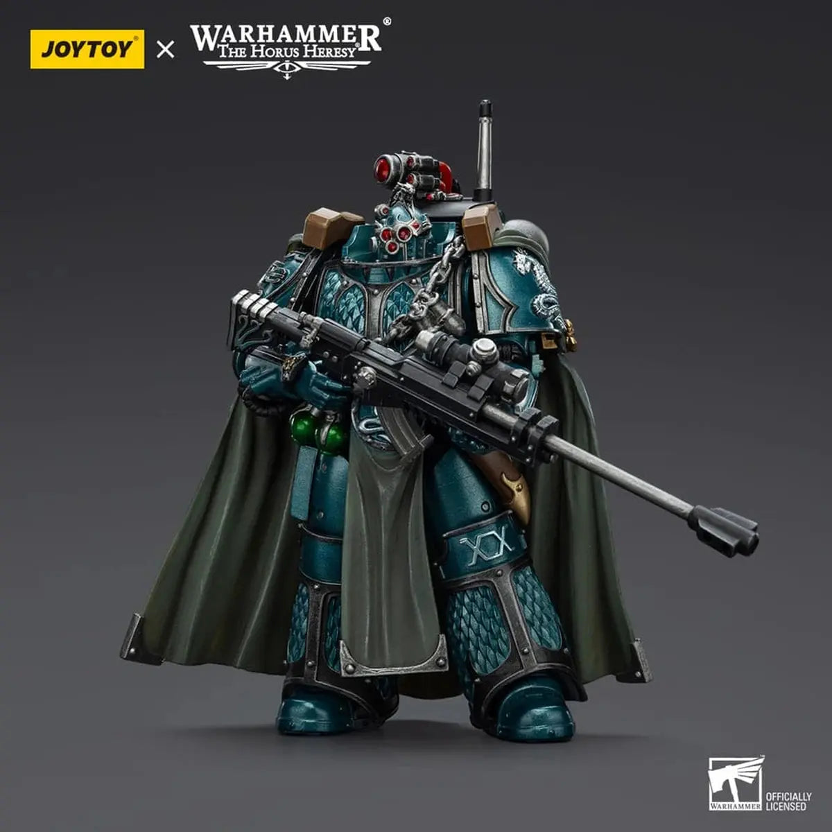 Warhammer The Horus Heresy figurine Alpha Legion Exodus The One who is Many With Sniper Rifle And Power Dagger 20 cm - Image 4