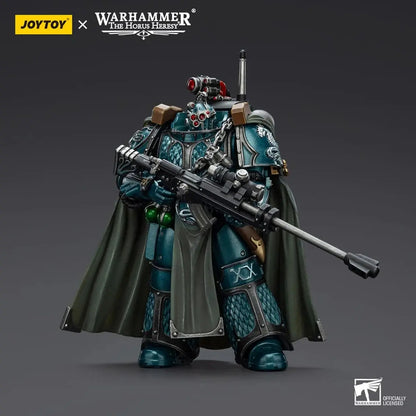 Warhammer The Horus Heresy figurine Alpha Legion Exodus The One who is Many With Sniper Rifle And Power Dagger 20 cm - Image 4