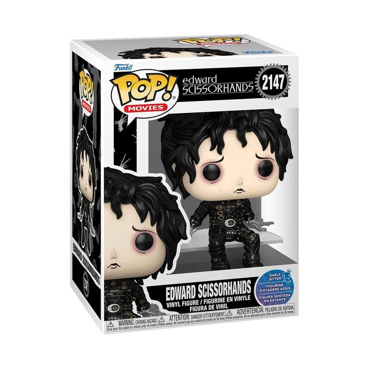Edward Scissorhands Pop S2 Edward Sitting - Image 1