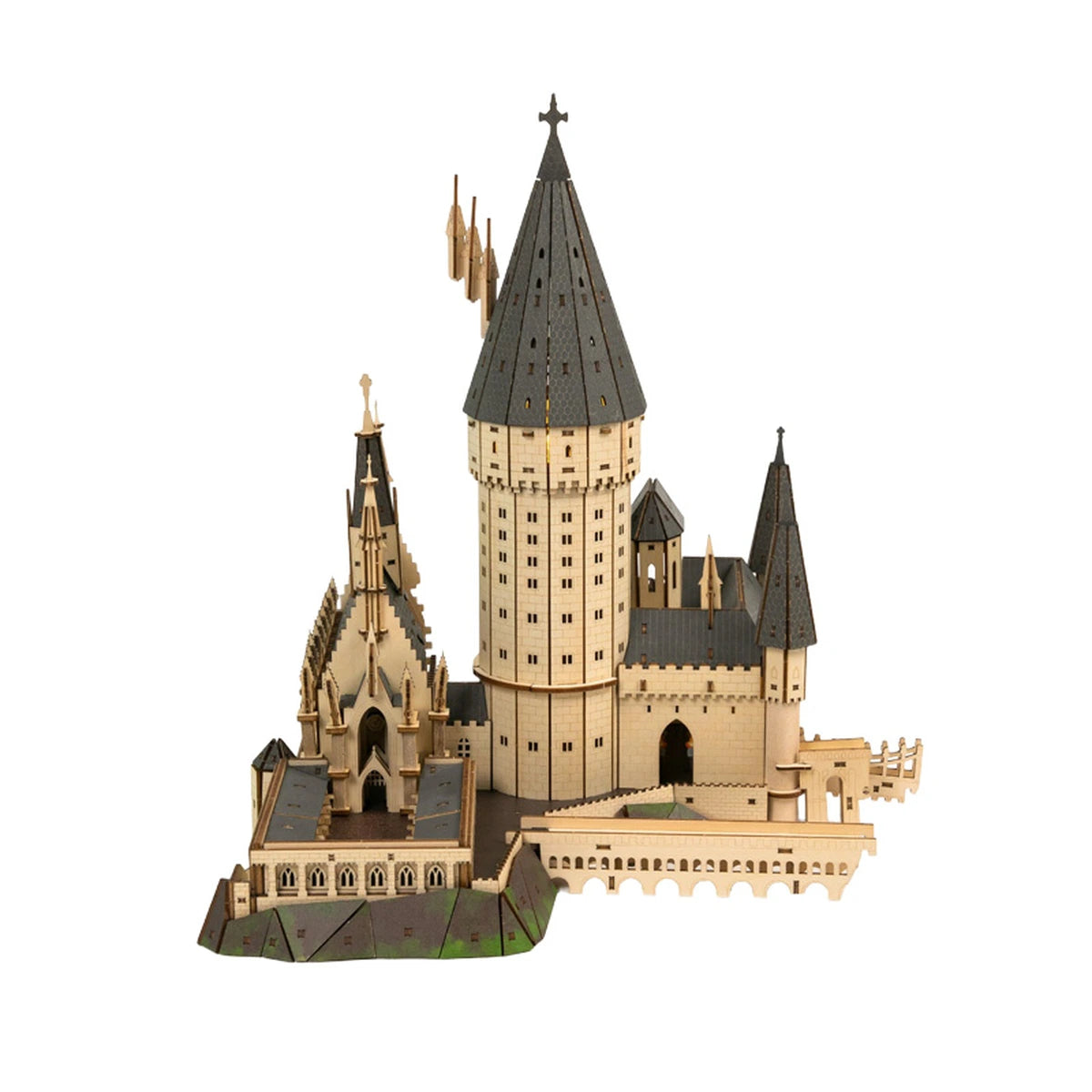 Harry Potter Puremind Wooden Scene Hogwarts The Great Hall Light Up And Sound - Image 1