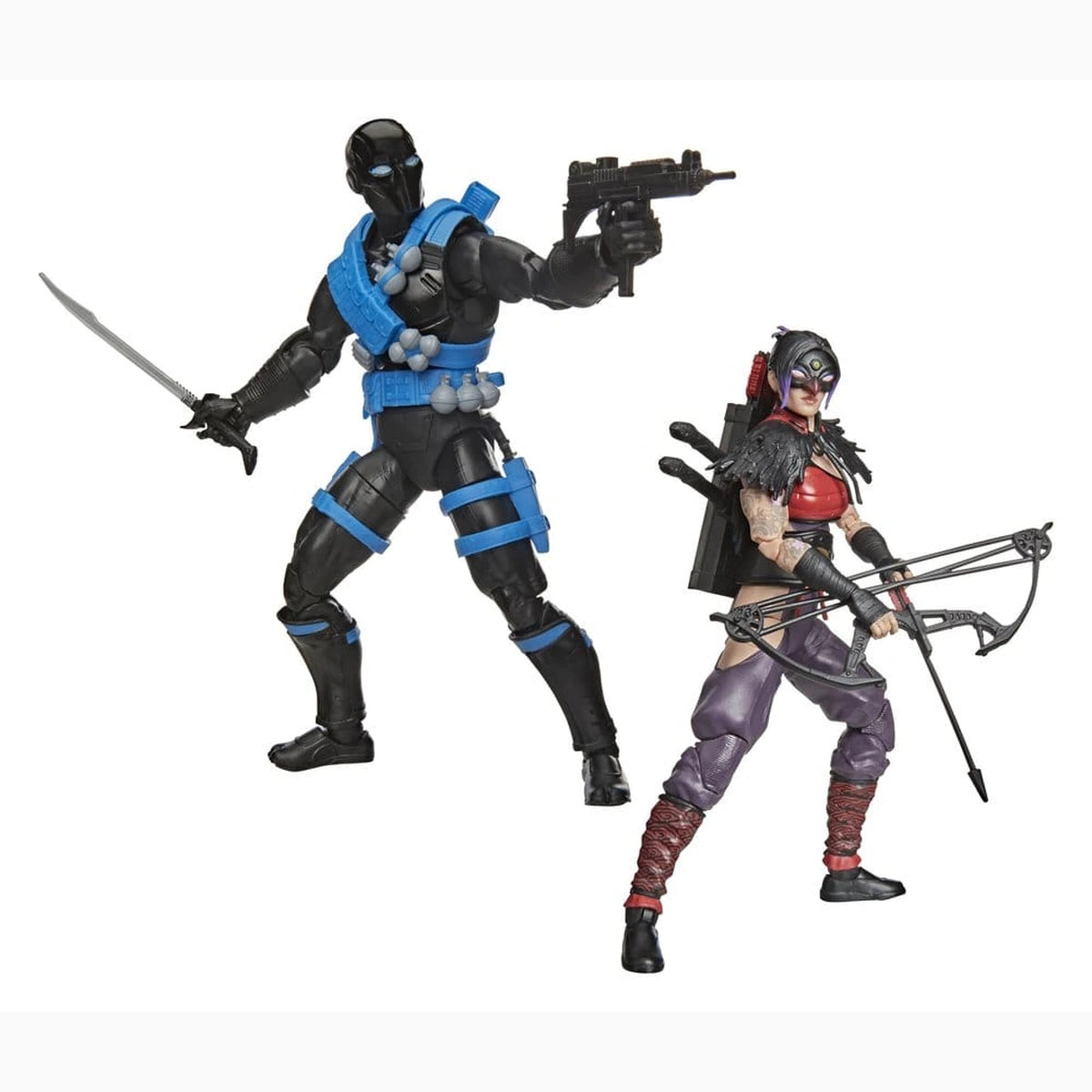 G.I. Joe Classified Series pack 2 figurines Snake Eyes & Kim "Jinx" Arashikage 15 cm - Image 1